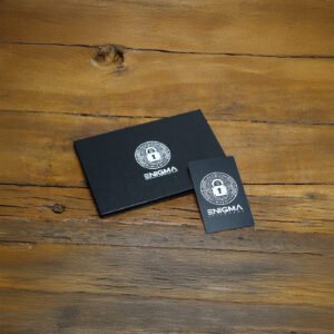 EnigmaPasswords Metal Password Card