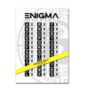 EnigmaPasswords Printable Password PDF